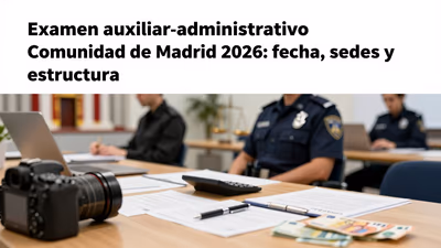 Auxiliar Administrativo Madrid 2026: 645 Plazas