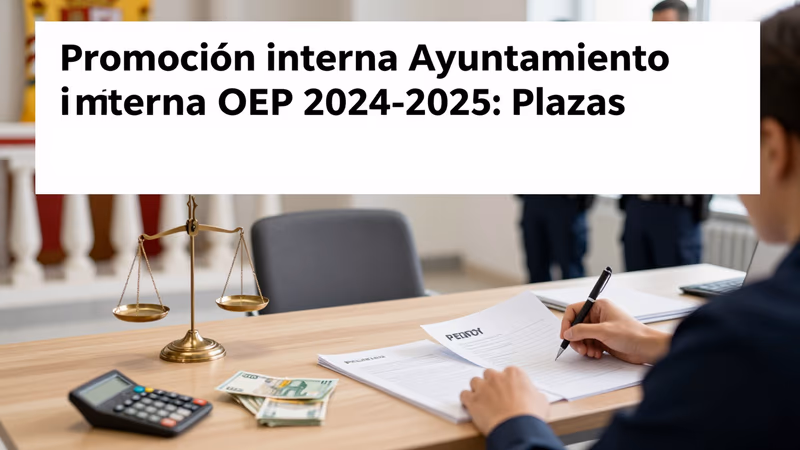Promoción Interna Ayuntamiento Cádiz OEP 2024-2025: Plazas